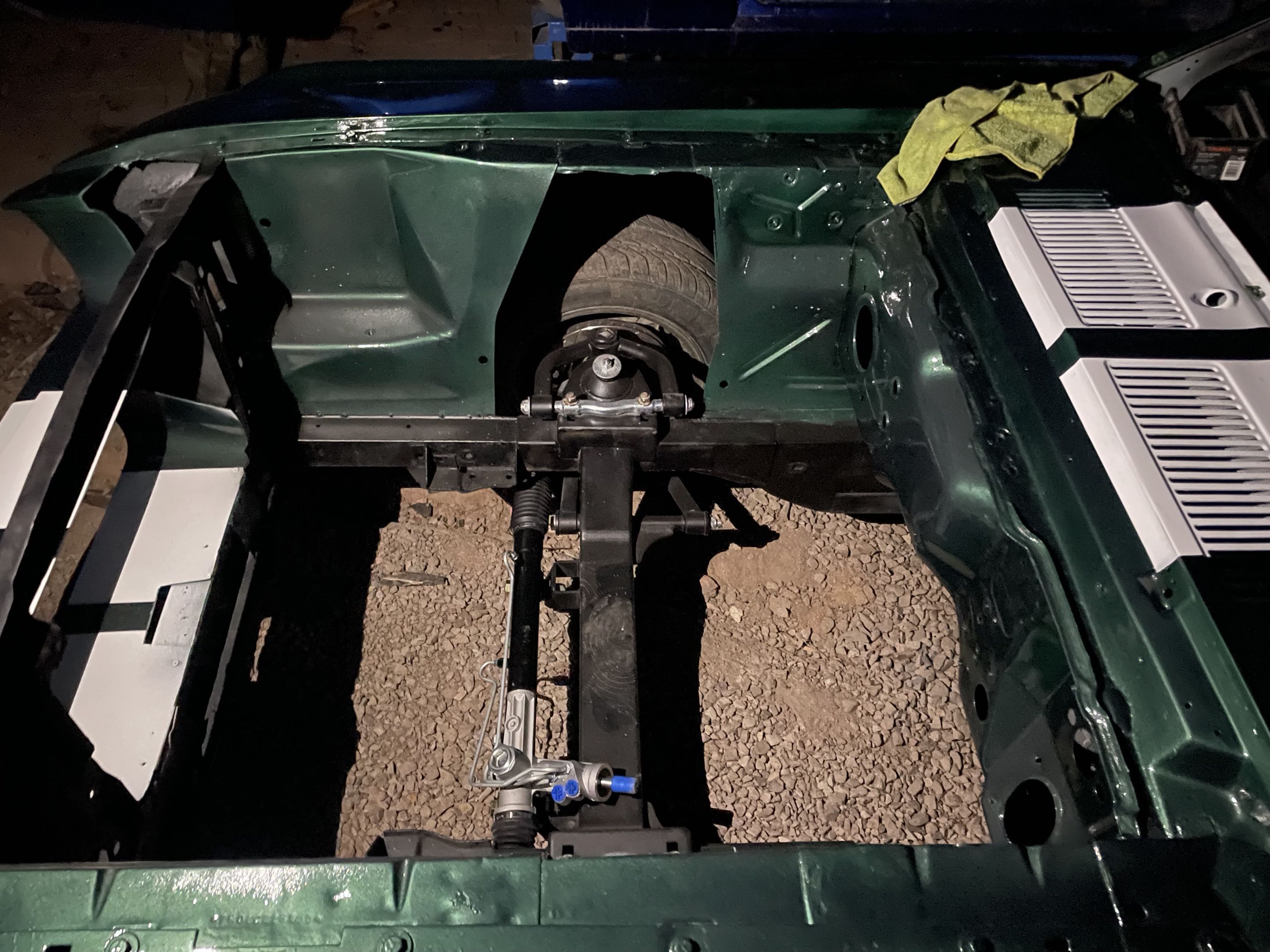 Mustang front suspension rebuild