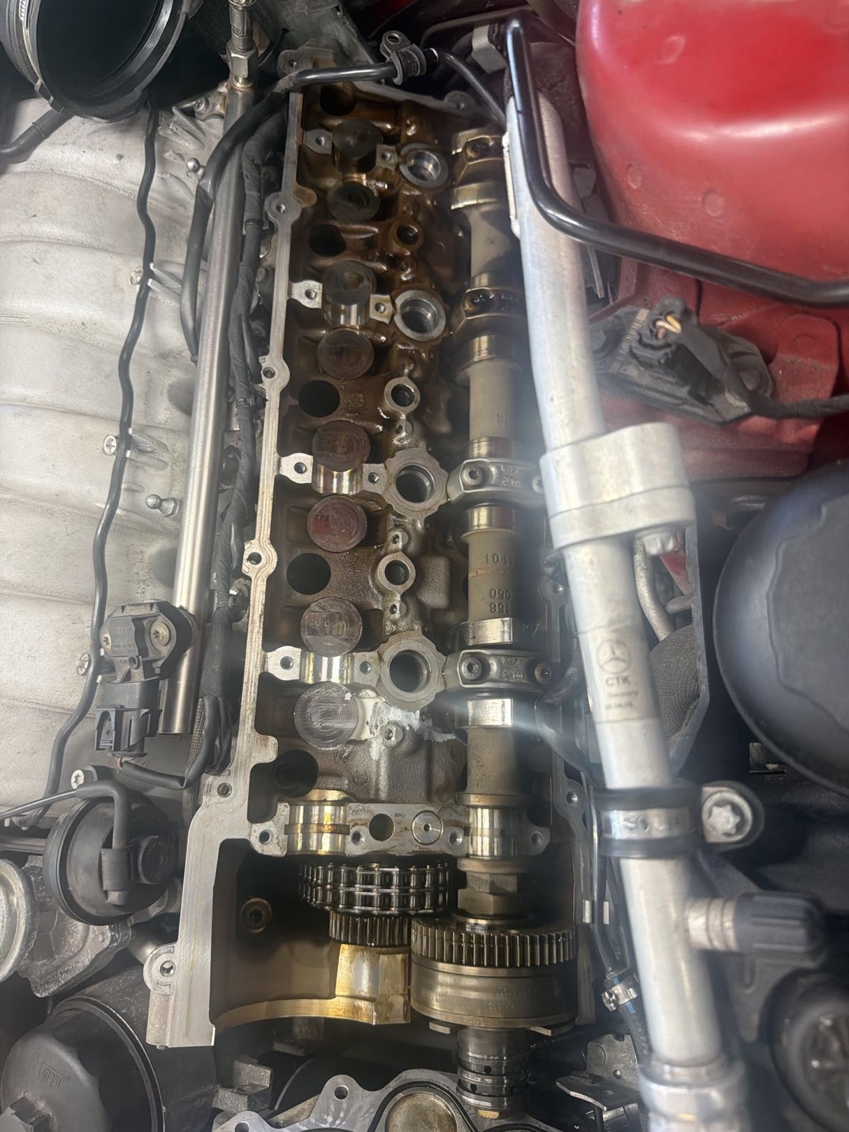 SL63 AMG engine work